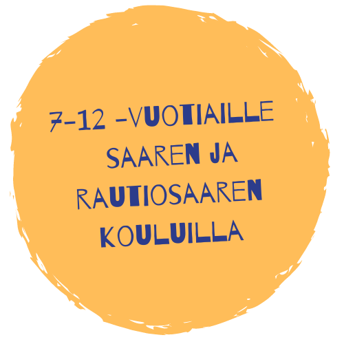 7-12 -vuotiaille saaren ja rautiosaaren kouluilla