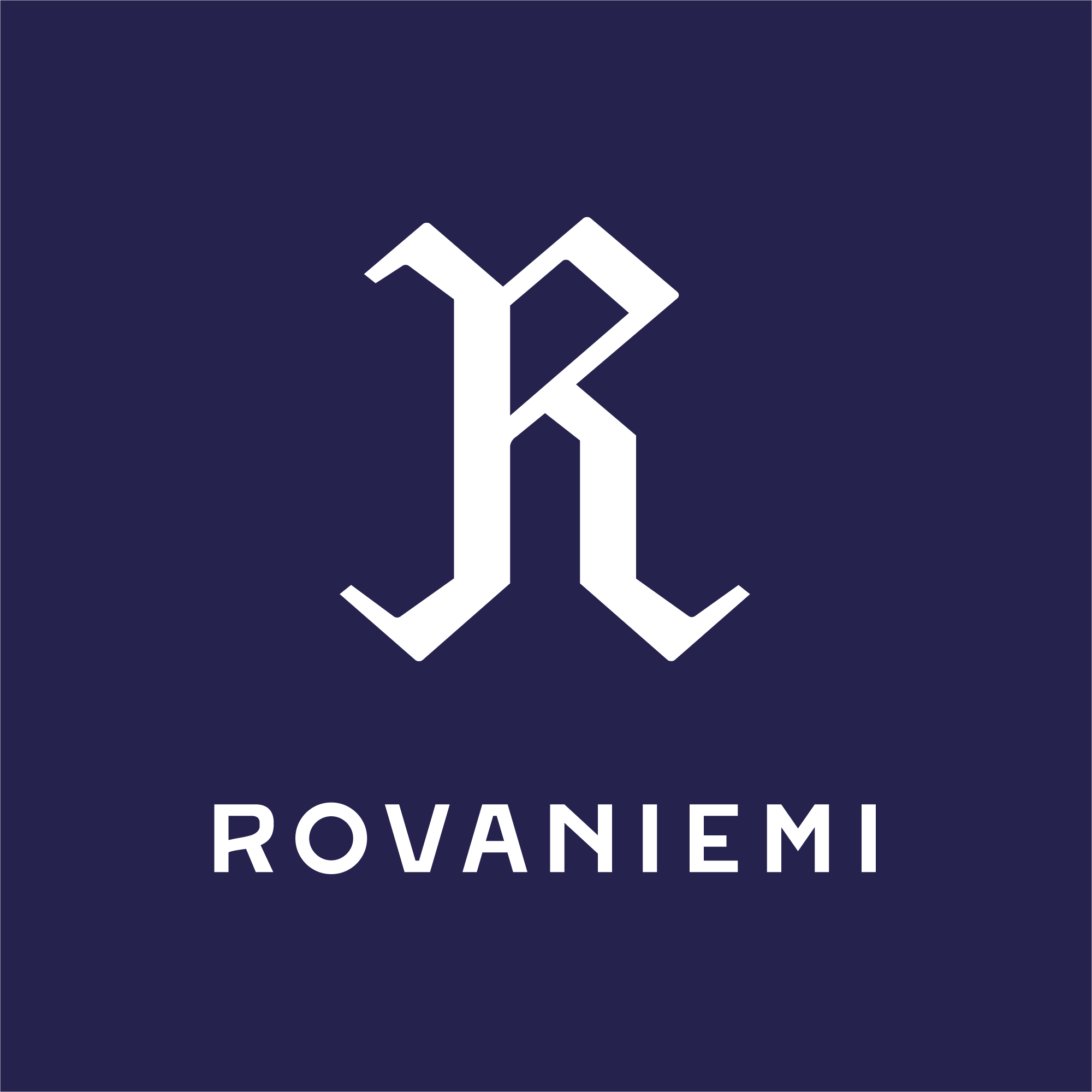 Rovaniemen kaupungin logo R kirjain